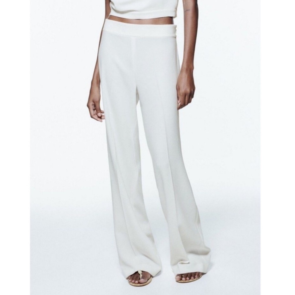 Elegant High Waisted Trousers